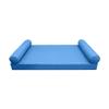 DBM IMPORTS *Cover ONLY*-Style 5 Outdoor Daybed Mattress Bolster Pillow Slipcovers Pipe Trim Crib Size-AD102 view 2