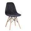 1/2/4/6Pcs Polar Fleece Chair Cover Armless Shell Big Elastic Soft Fabric Chair Cover Banquet Home Textiles Slipcover Seat Cover,Velvet,Charcoal,4 Pieces view 1