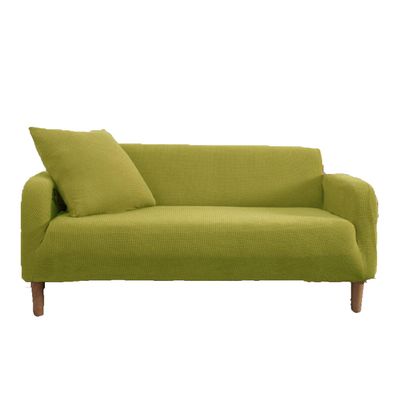 1PCS Sofa Slipcover Stretch Couch Cover All Inclusive Sofa Cover Washable Furniture Protector Soft and Durable Sofa Cover Suitable for 90-140cm Single SofaEmerald Yellow