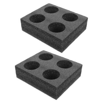 Foam Drink Carrier Holder Trays 2pcs 4 Cup Holder Drink Carriers for Takeout Picnics Outdoors Travel
