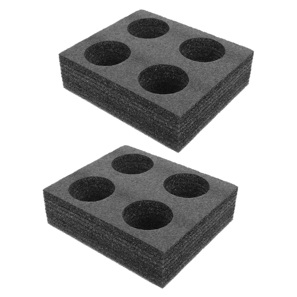 Foam Drink Carrier Holder Trays 2pcs 4 Cup Holder Drink Carriers for Takeout Picnics Outdoors Travel