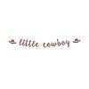 Lingtoolator Little Cowboy Banner - Western Cowboy Banner for Little Boy Birthday, Baby Shower / Gender Reveal / Boy Birthday Party Decorations view 1