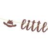 Lingtoolator Little Cowboy Banner - Western Cowboy Banner for Little Boy Birthday, Baby Shower / Gender Reveal / Boy Birthday Party Decorations view 3