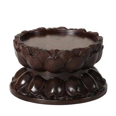 GOLDY&WENDY Chinese Lotus Base Handmade Home Decor Pedestal Guanyin Buddha Statue Lotus Stand