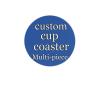 Round Personalized Ceramic Coasters Set, Ceramics Cup Holder Coaster Cup Coaster Add Your Own Custom Image for Wife Husband Her Mom Dad - Round Shape 1 PCS view 1