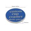 Round Personalized Ceramic Coasters Set, Ceramics Cup Holder Coaster Cup Coaster Add Your Own Custom Image for Wife Husband Her Mom Dad - Round Shape 1 PCS view 3