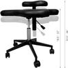 H-A Ergonomic Cross Legged Kneeling Chair Yoga Meditation Chair Adjustable for Flexibility Strength Training & Relaxation (Black) view 2