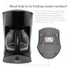 12-Cup Replacement Coffee Carafe Compatible with Mr. Coffee Coffee maker Pot, Replace Part# PLD12 PLD12-RB Series, Black Handle view 4