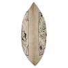 Dark Academia Aesthetic Soft Grunge Alt Indie Dark Academia Aesthetic Flower Skull Rose Floral Parchment Throw Pillow, 18x18, Multicolor view 2