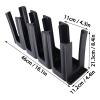 Alvinlite Coffee Cup Dispenser and Lid Holder, 4 Grids Disposable Paper Cup Holder Countertop Cup Organizer for Coffee Milk Tea Shop view 2