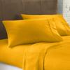 RV Sheets Striped Pattern Truck Size 42" X 80" 4-PC Sheet Set 600 Thread-Count 100% Soft Luxury Egyptian Cotton Made for RV Camper Boat Motorhomes, 10-Inch Deep Pockets - Golden Stripe view 2