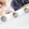 Dog and Cat Curtains Lover's Pet Toddler Window Curtains for Bedroom Living Room for Kids Boys Girls 3D Floral Animal Pink Window Drapes Lovely Pet Animal Decor Window Treatments 42W X 84L2 Panels view 4