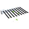 9 Arms Pull Out Trouser Hanger Rack, Scarf/Tie Hangers, Extendable Pants Holder Non Slip 32.5x35.5cm/12.8x14in view 1