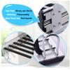 9 Arms Pull Out Trouser Hanger Rack, Scarf/Tie Hangers, Extendable Pants Holder Non Slip 32.5x35.5cm/12.8x14in view 4