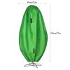 MANMAOHE Upright Christmas Tree Storage Bag with Drawstring Fits Up to 7.5ft Tree, Waterproof Dust-Proof Christmas Tree Storage Cover for Your Artificial Tree Standing (Fits up to 7.5ft tree, Green) view 3