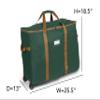 Covermates Keepsakes Rolling Treasurekeeper Storage Bag  Heavy-Duty Polyester with Dual Wheels & Handles  Protects Holiday Decorations with ID Window & Dual Zipper Access, Green view 3