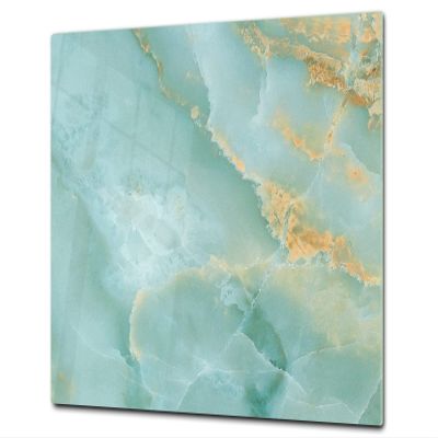 Tempered GLASS Cutting Board Worktop saver and Pastry Board - Glass Kitchen Board; MEASURES: SINGLE: 60 x 52 cm (23,62 x 20,47); DOUBLE: 30 x 52 cm (11,81 x 20,47); D21 Marbles 1 Series