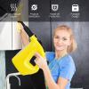 COSTWAY Handheld MultiPurpose Steam Cleaner with 17 Pieces, 350ml Large Capacity Steam Mop Continuous Fill water, Portable Chemical-Free Steamer for Home Use, Floors, Windows, 1400W, Yellow view 4