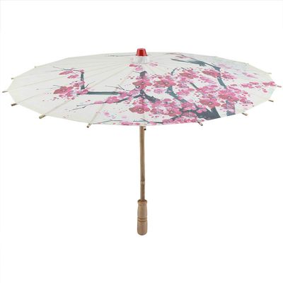 Haofy Japanese Parasol Hand made Oiled Paper Umbrella Chinese Art Classical Dance Parasol Plum Blossom for Photography, Wedding Parties