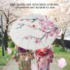 Haofy Japanese Parasol Hand made Oiled Paper Umbrella Chinese Art Classical Dance Parasol Plum Blossom for Photography, Wedding Parties view 2