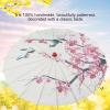 Haofy Japanese Parasol Hand made Oiled Paper Umbrella Chinese Art Classical Dance Parasol Plum Blossom for Photography, Wedding Parties view 3