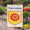 Norway Akershus Lrenskog 12x19 Inches Double Sided Garden Flag view 2
