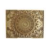 BHDecor Home Wall Decor  Multilayered Laser Cut Carved Elegant Wooden Mandala Hanging MDF Panels for Decoration - Rustic Contemporary Artwork 18.8 x 13.7 inch (48 x 35cm), Natural Wood view 1
