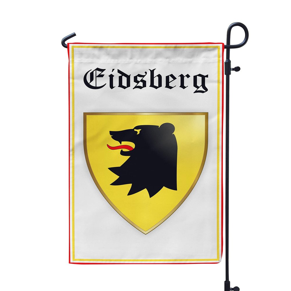 Norway stfold Eidsberg 12x19 Inches Double Sided Garden Flag