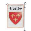 Norway Akershus Vestby 12x19 Inches Double Sided Garden Flag view 1