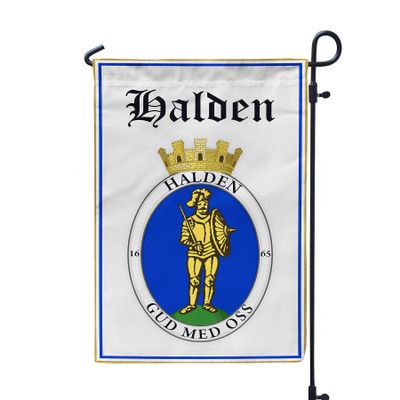 Norway stfold Halden 12x19 Inches Double Sided Garden Flag