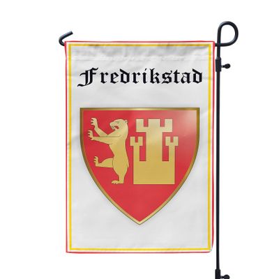 Norway stfold Fredrikstad 12x19 Inches Double Sided Garden Flag