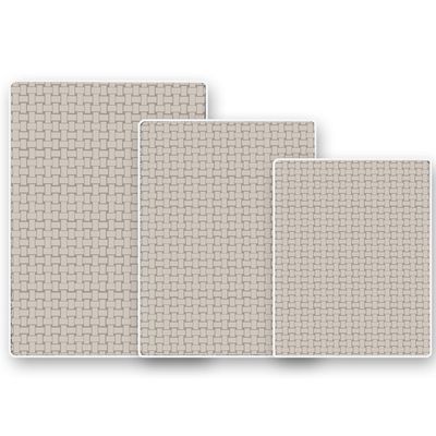 Shape28 Bathroom Set of 3 Mats Bathtub Shower 28x20 Inches Vanity 24x18 Inches Toilet 20x16 Inches Microfiber None Slip in Latte Color Design 5C