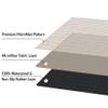 Shape28 Bathroom Set of 3 Mats Bathtub Shower 28x20 Inches Vanity 24x18 Inches Toilet 20x16 Inches Microfiber None Slip in Latte Color Design 5C view 3