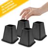 KaysaLY 4.7Inch Furniture Riser, 4 Pieces Sturdy Bed Chair Sofa Riser Feet Lift Set, Under Bed Risers Heavy Duty 500kg Stable Riser Feet Lift Set view 3