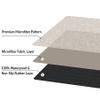 Shape28 Bathroom Set of 3 Mats Bathtub Shower 28x20 Inches Vanity 24x18 Inches Toilet 20x16 Inches Microfiber None Slip Latte Color Design 4T view 3