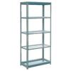 Global Industrial Heavy Duty Shelving 36" W x 24" D x 72" H with 5 Shelves, Wire Deck, Gray view 1