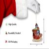 North Star Christmas | Sleigh with Gifts Glass Ornament | Christmas Collection view 3