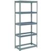 Global Industrial Extra Heavy Duty Shelving 36" W x 24" D x 84" H with 5 Shelves, No Deck, Gray view 1
