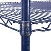 Nexel Nexelon, 4 Tier, Wire Shelving Unit, 1 Heavy Duty Shelf, 36" W x 24" D x 63" H view 2