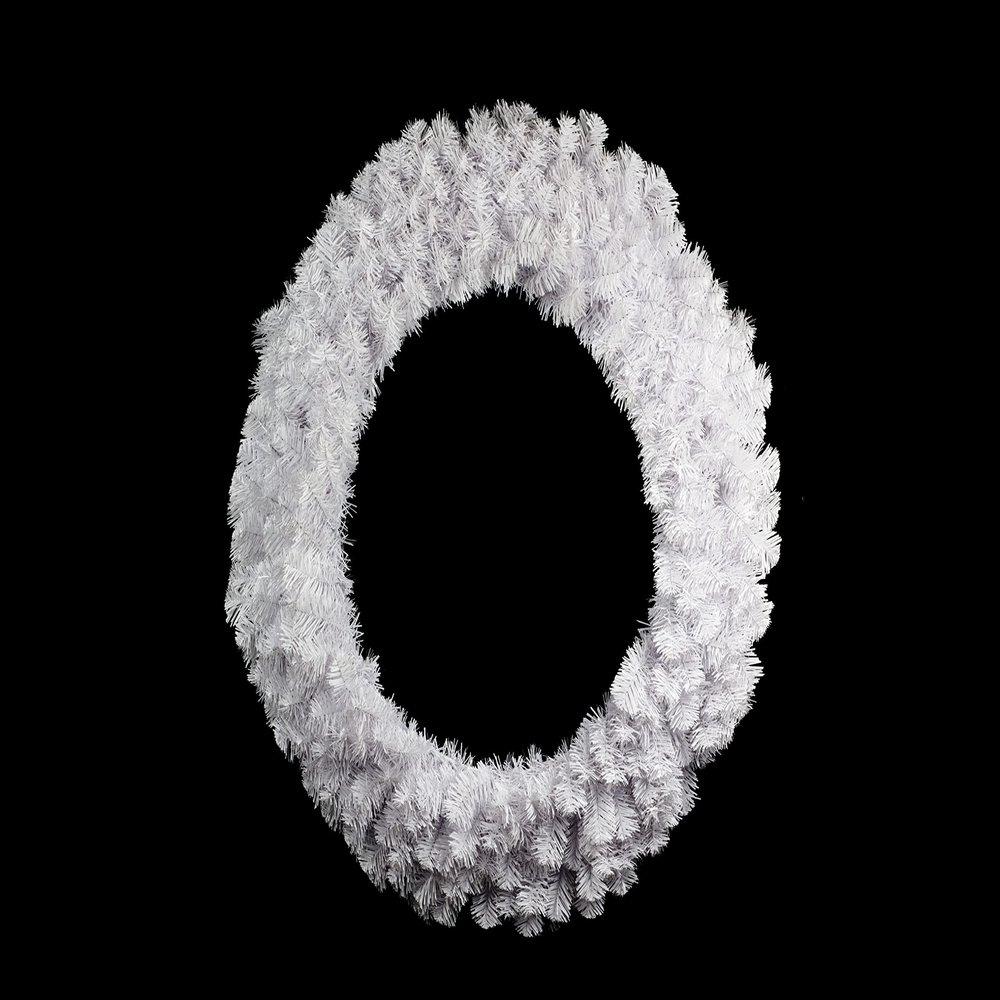 2' White Sequoia Wreath