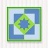 BARN Quilt Block Outdoor Square BQ066-03 | 6 Sizes | Outside Pattern | Wall Art | Yard Art | Barn Quilt Sign | Farm Quilt Design (18" x 18" 1 Sided) view 1