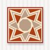 BARN Quilt Block Outdoor Square BQ065-07 | 6 Sizes | Outside Pattern | Wall Art | Yard Art | Barn Quilt Sign | Farm Quilt Design (18" x 18" 1 Sided) view 1