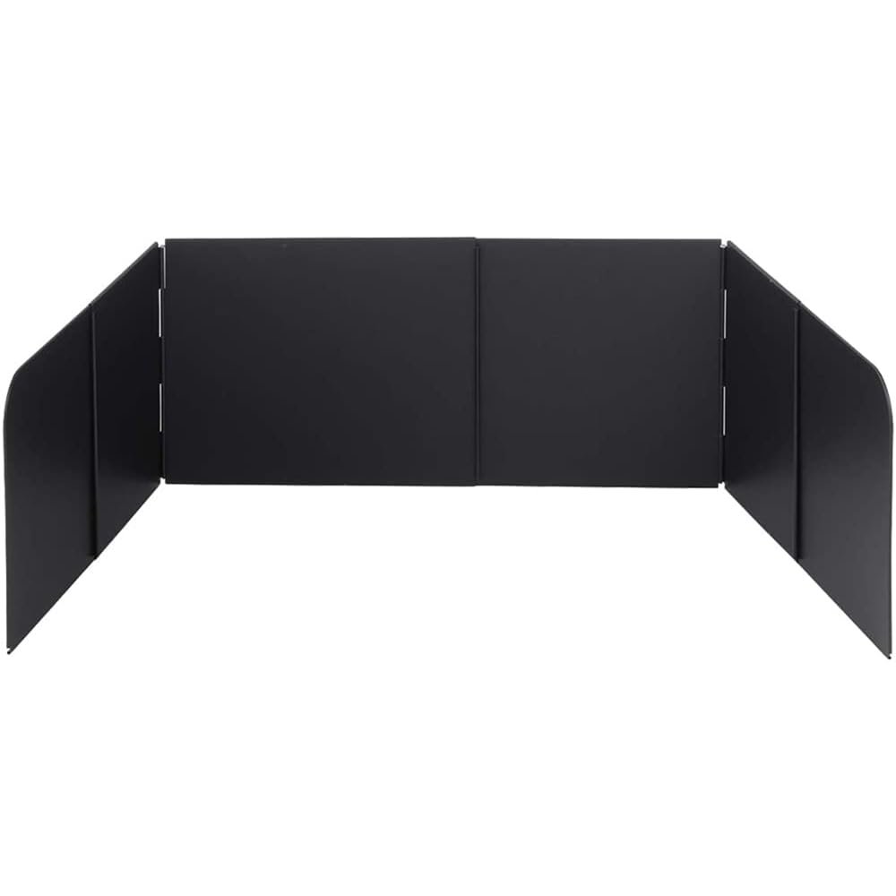 Shimomura Planning Range Guard System Kitchen Black [Made in Japan] Fluorine Processed Easy Care Size Adjustable Width 14.4-26.4 inches (36.5-67 cm), Gas and Induction Compatible, Enclosed Whole