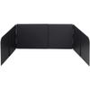 Shimomura Planning Range Guard System Kitchen Black [Made in Japan] Fluorine Processed Easy Care Size Adjustable Width 14.4-26.4 inches (36.5-67 cm), Gas and Induction Compatible, Enclosed Whole view 1