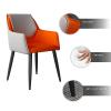 rff Italian Dining Chair/Home Modern Simple and Comfortable Leather Chair/Restaurant Hotel Chair/Nail Desk Chair (Color : D) view 4