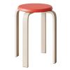 rff Solid Wood Stool/Simple Modern Chair/Round Household high Stool for Living Room/Dining Table Bench/Round Stool (Color : D) view 1