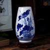 24cm Jingdezhen Ceramic Hand Painted Creative Vase Living Room Decoration Chinese Ornaments view 2