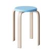 rff Solid Wood Stool/Simple Modern Chair/Round Household high Stool for Living Room/Dining Table Bench/Round Stool (Color : G) view 1