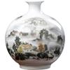 30cm Chinese Jingdezhen Ceramic Landscape Pattern Vase Decor Home Living Room Decoration view 1