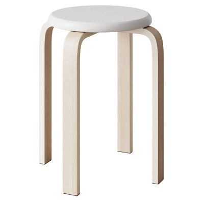 rff Solid Wood Stool/Simple Modern Chair/Round Household high Stool for Living Room/Dining Table Bench/Round Stool (Color : C)